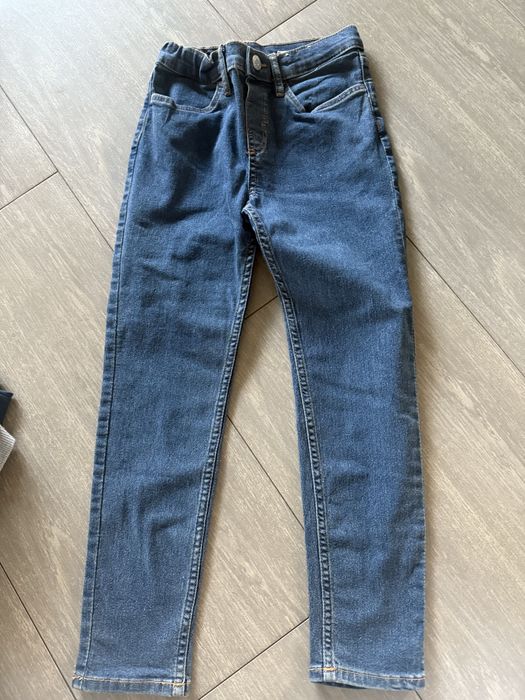 Spodnie H&M 128 jeans