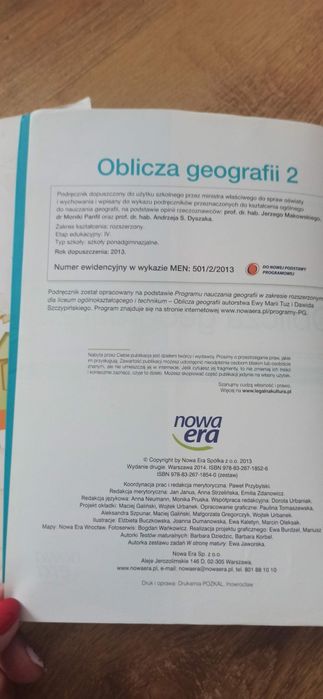 Geografia kl2 podręcznik