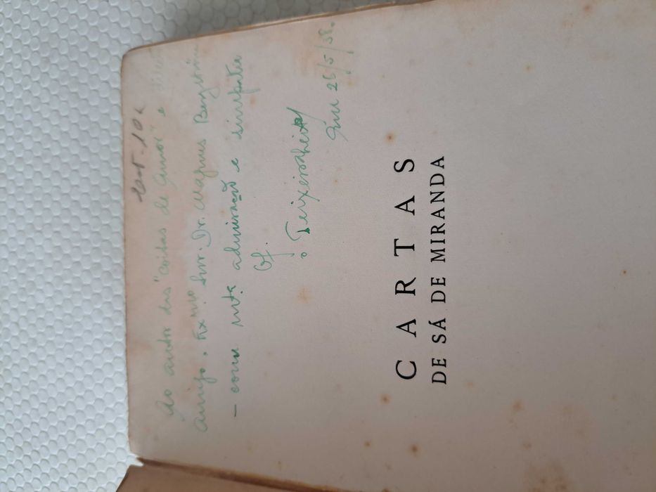 Cartas de Sá de Miranda - Teixeira Leite (1938)
