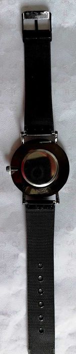 zegarek GENEVA czarny czerwony bransoleta