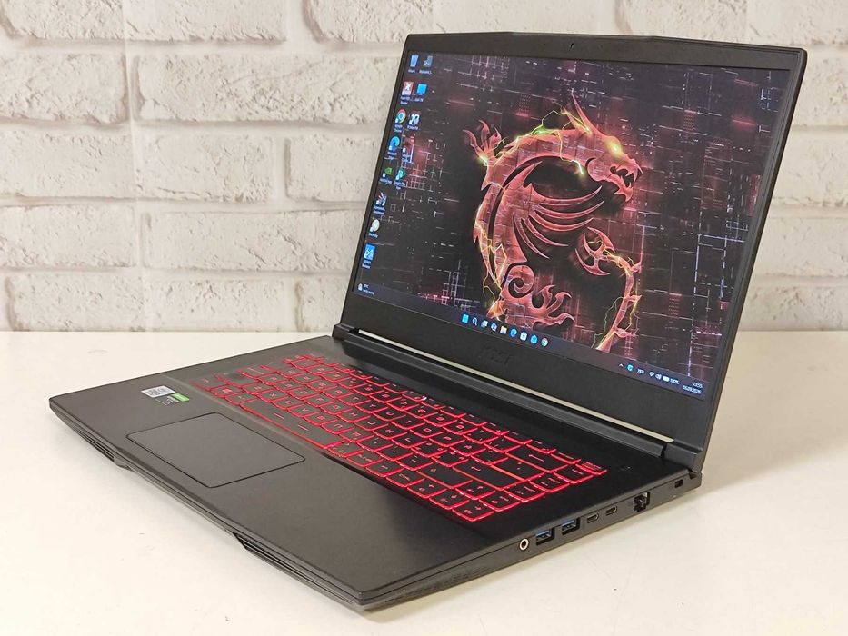 Ноутбук 15.6" MSI GF65 Thin 10SER / i5-10300H / 8GB / SSD 512GB / RTX 2060