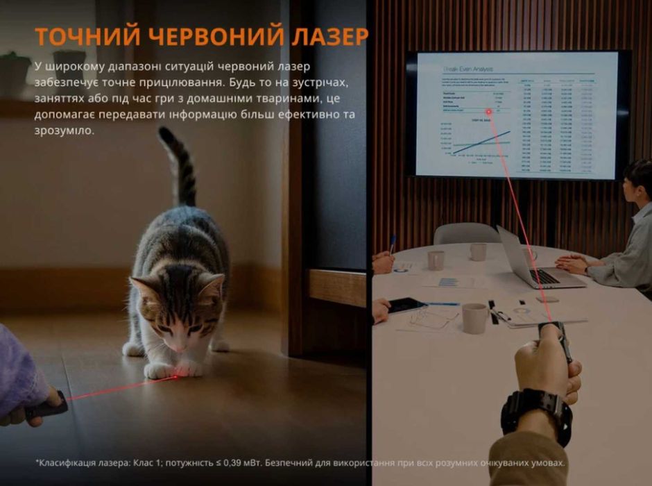 Fenix E06R Наключний Ліхтар (Магніт, Лазер, УФ) ГАРАНТІЯ 5 РОКІВ!