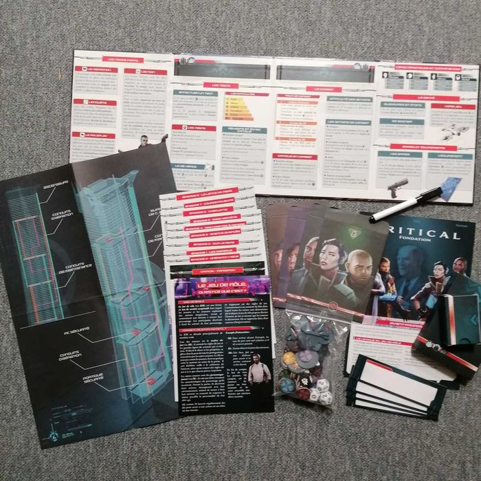 Critical - Fondation Saison 1 - jogo de role-play RPG