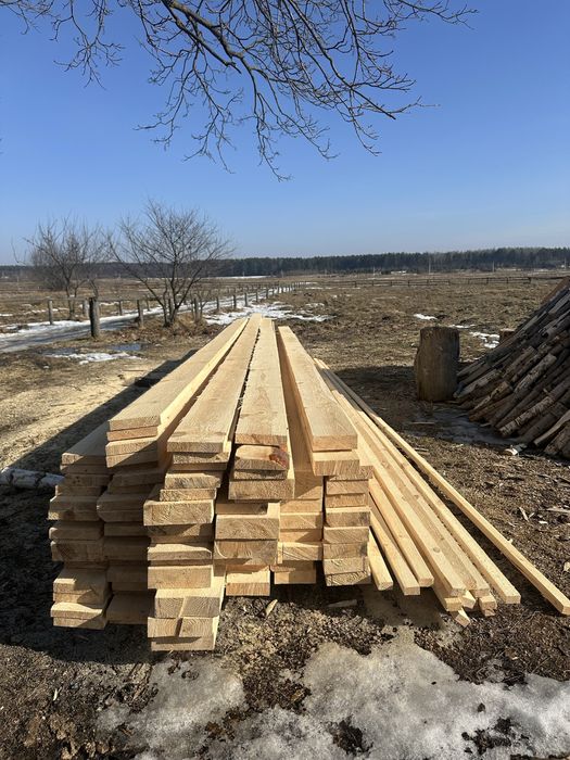 Брус та дошка соснові для будівництва за ціною на вайбер