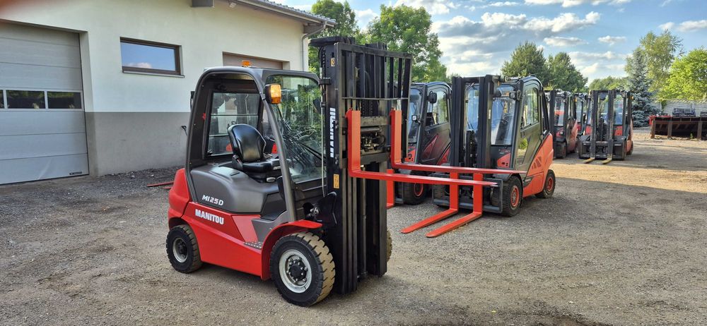 Wózek Widłowy Manitou MI25D - Rok 2018r. - Tylko 1230 mth ! - Diesel - Triplex 5 m - Wolna 4 sekcja - Maszyna jak Nowa