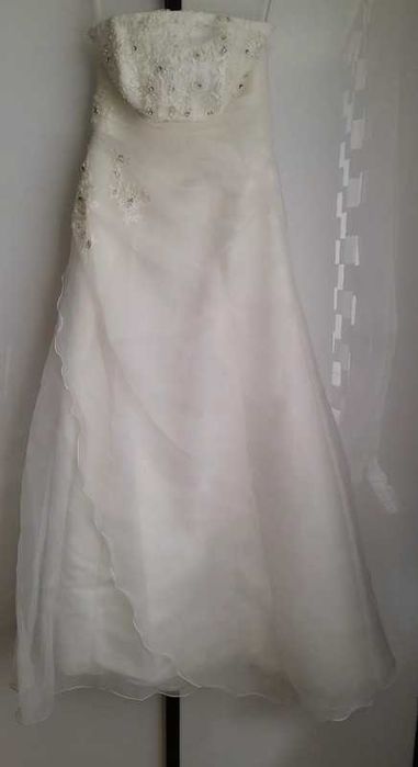 Suknia ślubna L/XL+dodatki