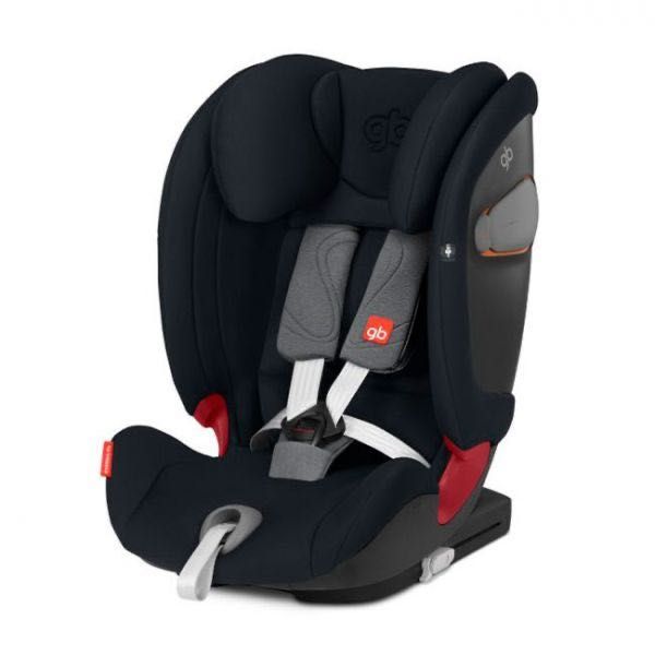 Cadeira Auto GB EVERNA-FIX Velvet Black (Grupo 1/2/3 | 9-36 kg)