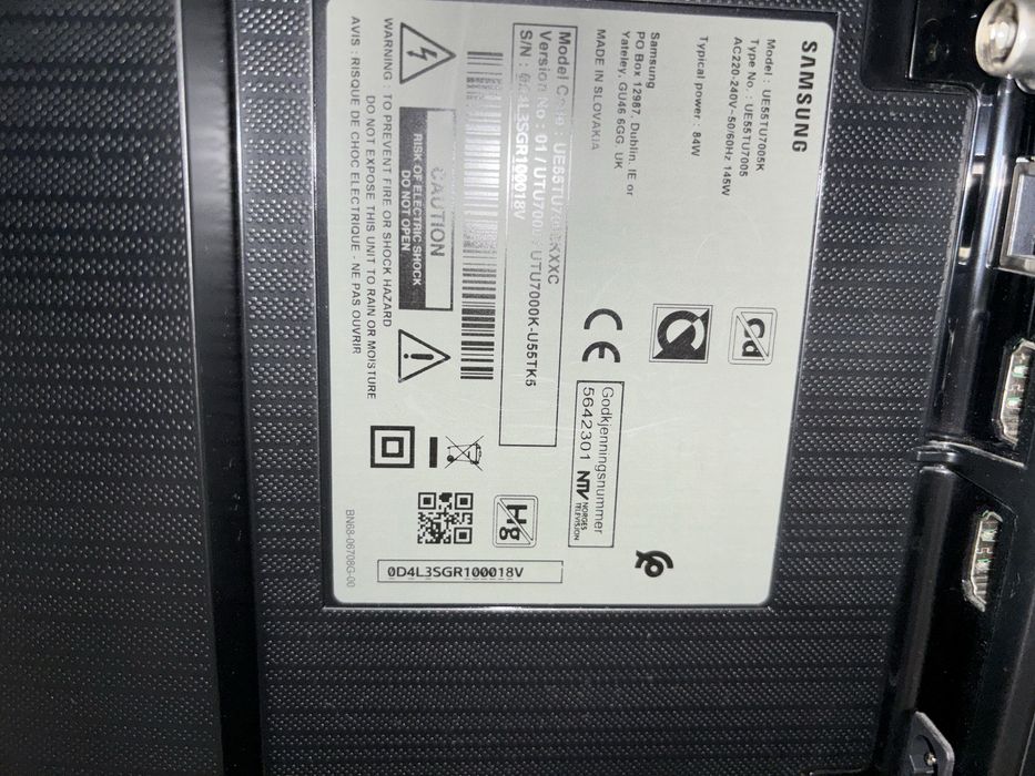 TV Samsung 55” Smart TV 4K UHD