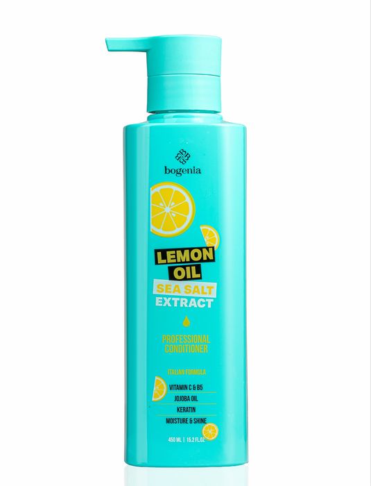 Набір для догляду за волоссям Bogenia Lemon Oil & Sea Salt