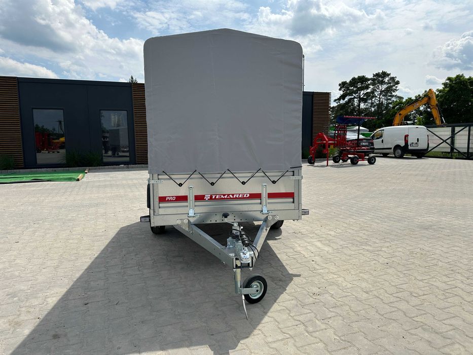 TEMARED PRO 2612 przyczepka samochodowa + plandeka + stelaż 110 cm