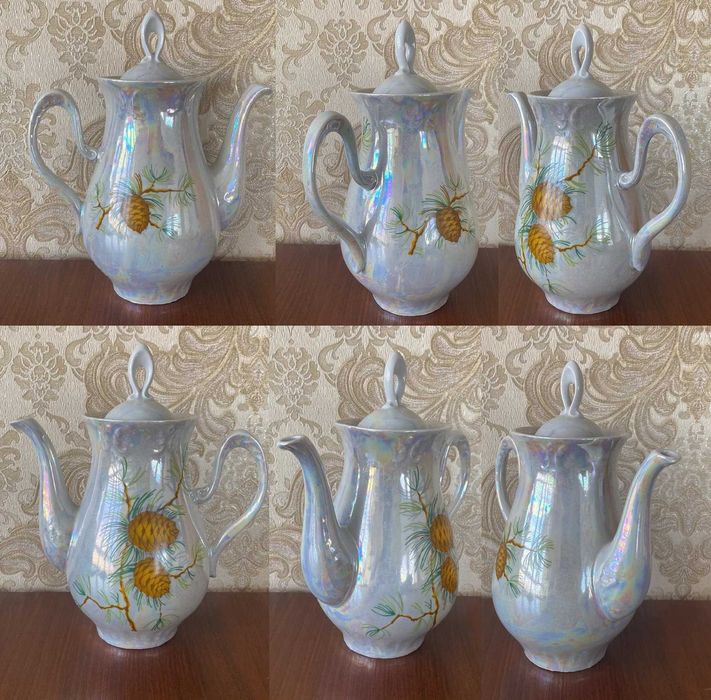 Сервиз кофейный "Шишки" 15 предметов Полтава