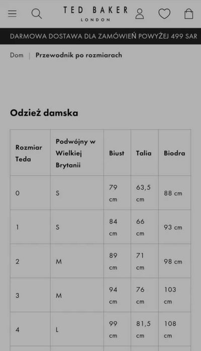 Elegancka sukienka na naramkach 100% jedwab Ted Baker