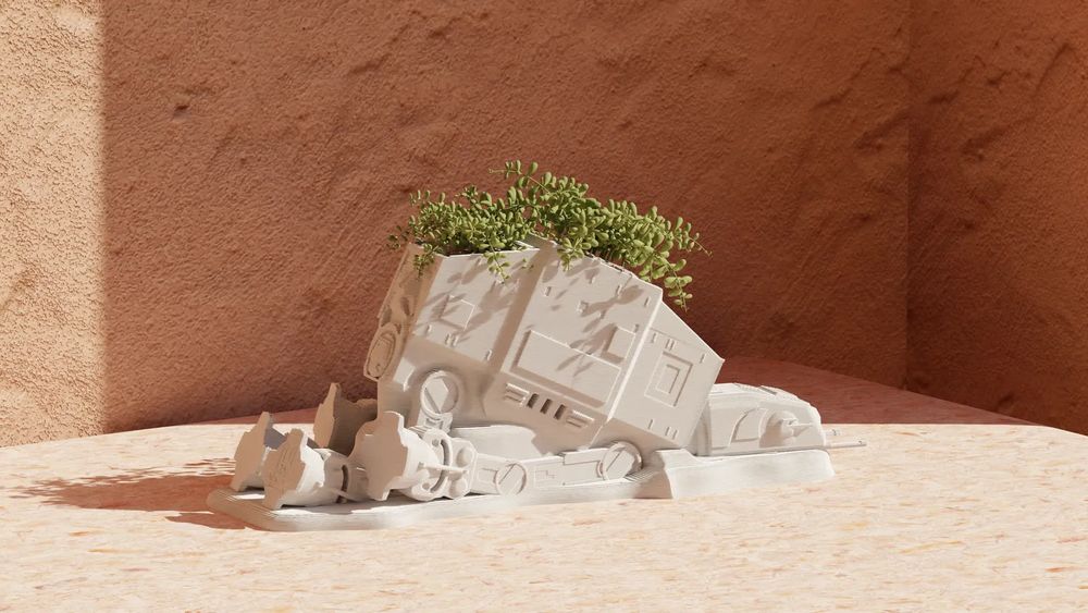 AT-AT - Star Wars - Vaso para planta