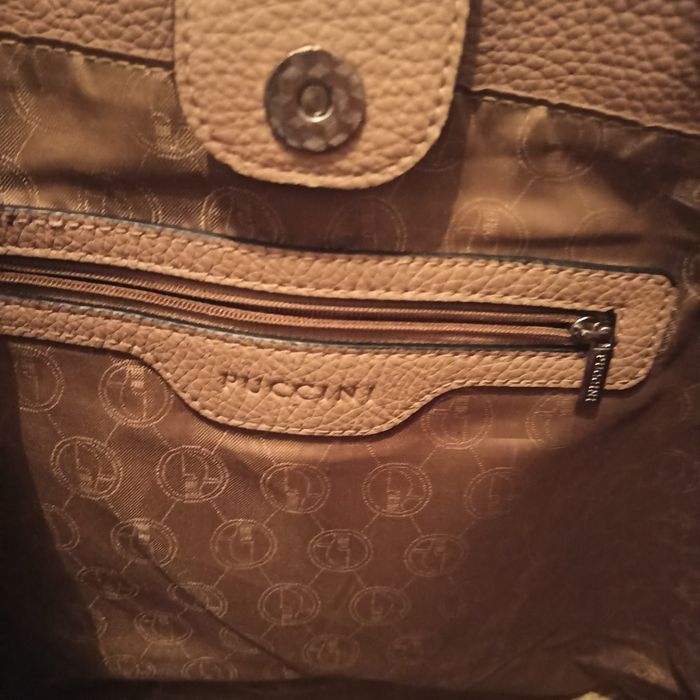 Puccini beżowa torebka shopperka BK121939