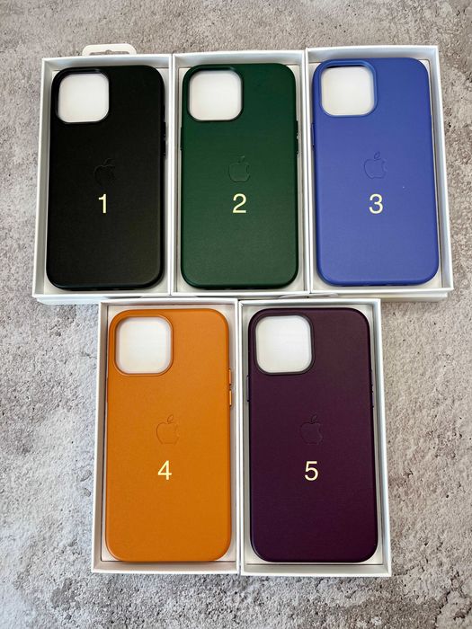 Чохол Leather Case MagSafe + Animation iPhone 13 13 Pro Max чехол