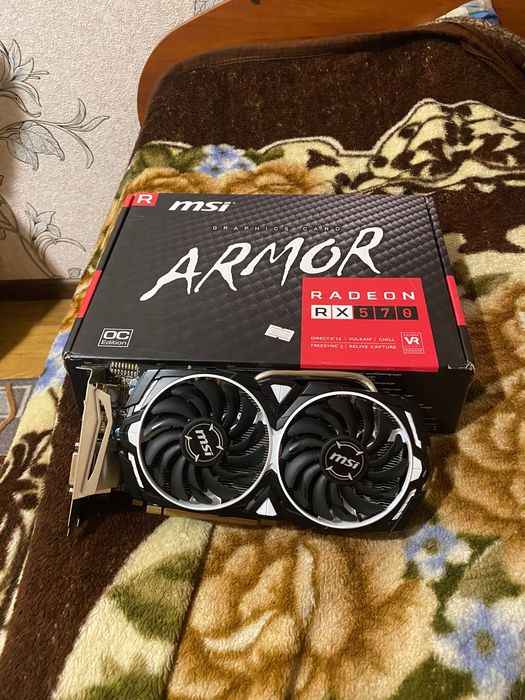 Видеокарта  MSI Rx 570 8gb