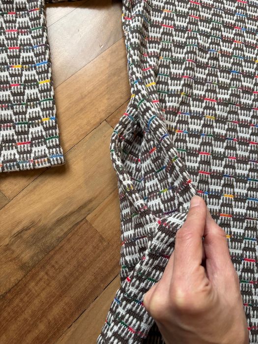 Sukienka sweterkowa, melanż, 40