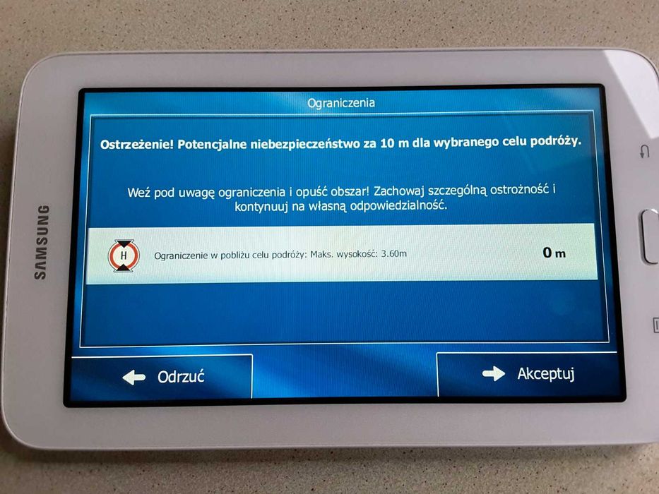 Tablet Samsung Tab 3  7 cali  nawigacja IGO Primo Truck