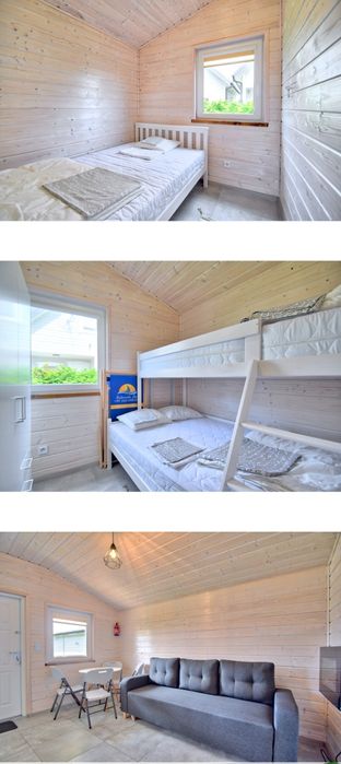 Domki całoroczne wajacje basen podgrzewany sauna jacuzzi majówka