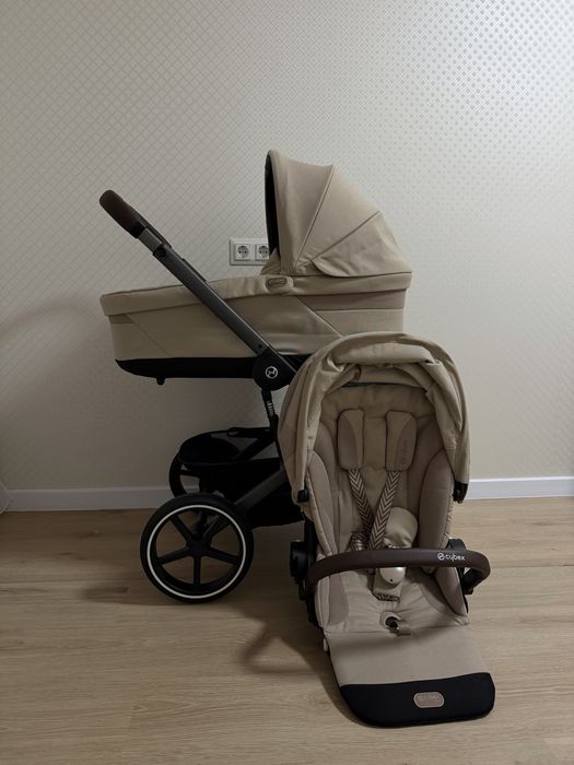 Візок Cybex balios s lux almond beige 2 в 1