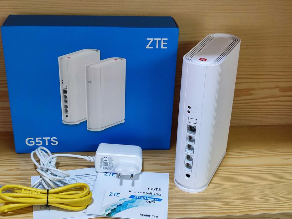 5G ZTE G5TS Router 4x RJ45 2x ts9 SIM Roteador