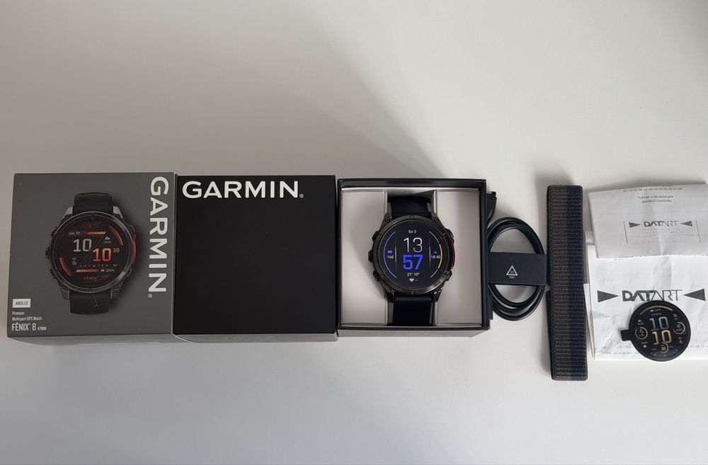 Продам Garmin Fenix 8 AMOLED 47 mm — повний комплект