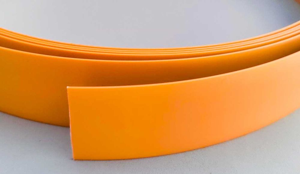 Płaskownik PCV, listwa płaska złota złoty 4,8mb, 40mm - samoprzylepna