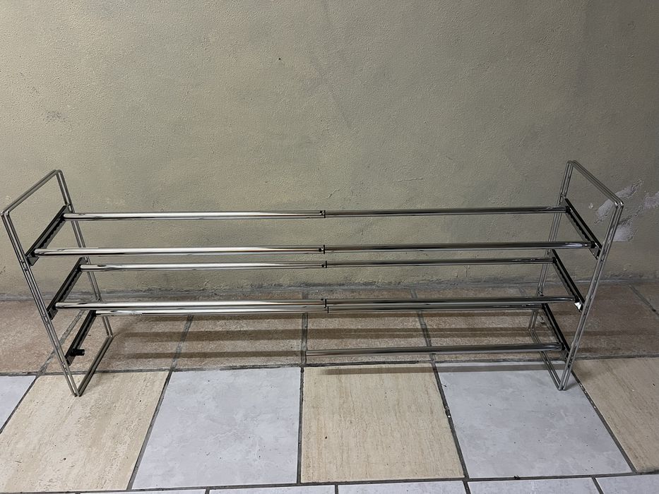 Sapateira em inox extensivel ate 1.30m