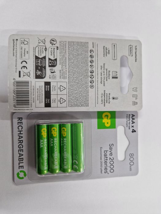 akumulatorki AAA R3 GP 800mAh