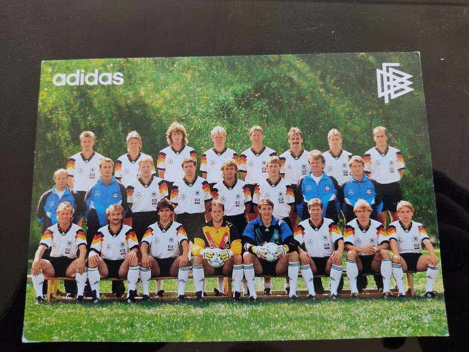 Postal da seleção da alemanha