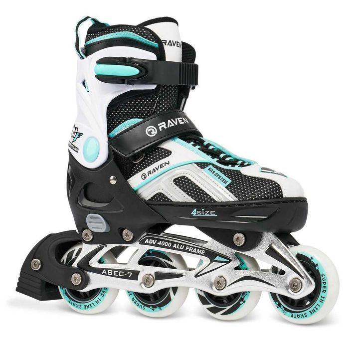 Rolki regulowane Raven Pulse Black/Mint 37-40