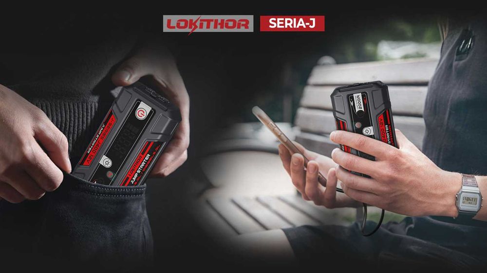 3w1 Jump Starter Booster Rozruch Latarka LED 2000A 12V Lokithor J400