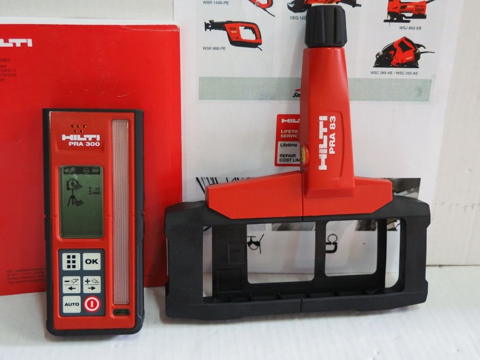 Detektor PRA 300 Niwelator obrotowy HILTI PR 300 sterowanie