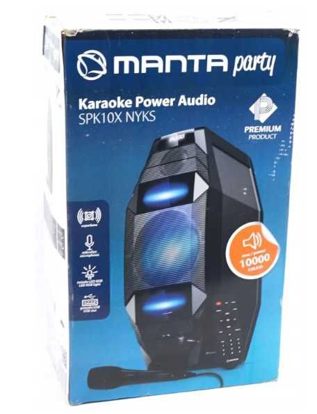 Kolumna SPK10X NYKS, Karaoke, radio, Bluetooth, Mp3, Super Bass.