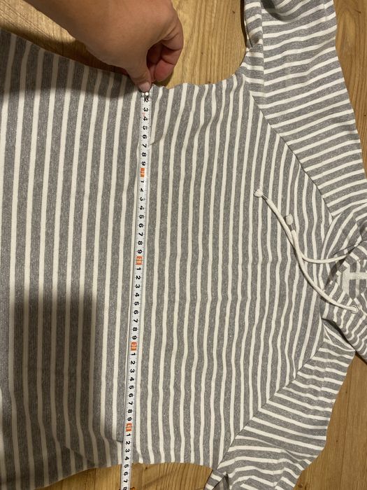 Bluza w paski ze srebrną nitką