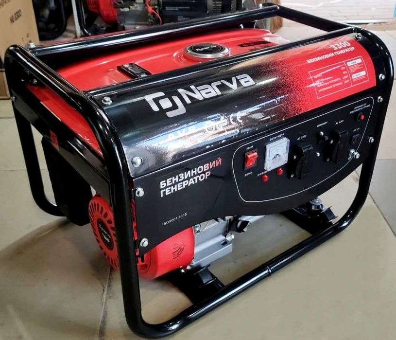 Бензиновий генератор NARVA NG-3300 Мідна обмотка 100% Топ Продажу!!