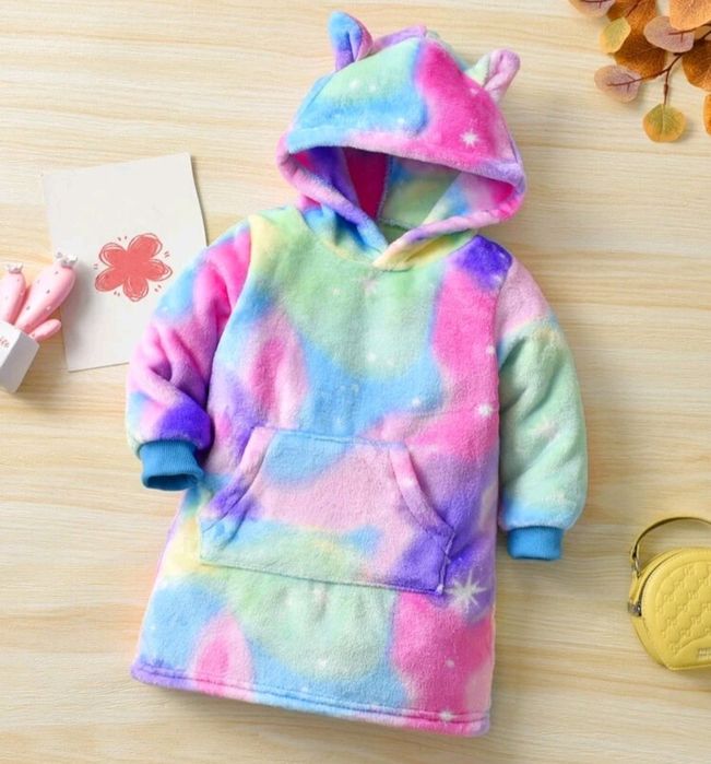 Bluza dłuższa misiowa 80/86