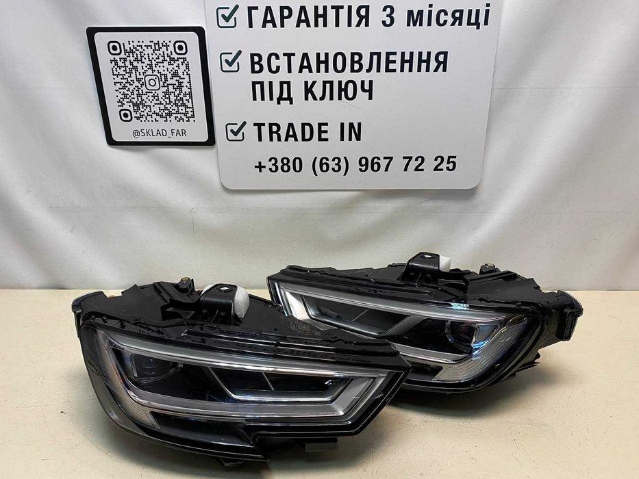 Фари Фара Audi A3 8V  паредні фара на Audi a3 full led лед фари