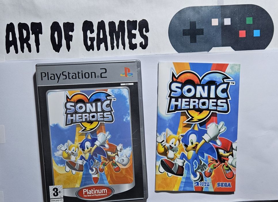 Sonic Heroes Ps2 Playstation 2 Komplet 3xA Gorzów Wielkopolski