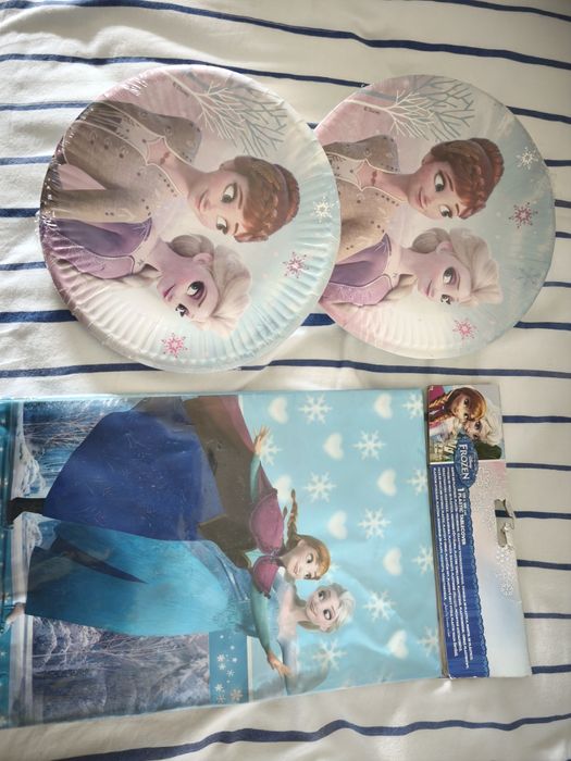 Conjunto novo festa aniversário (Frozen)
