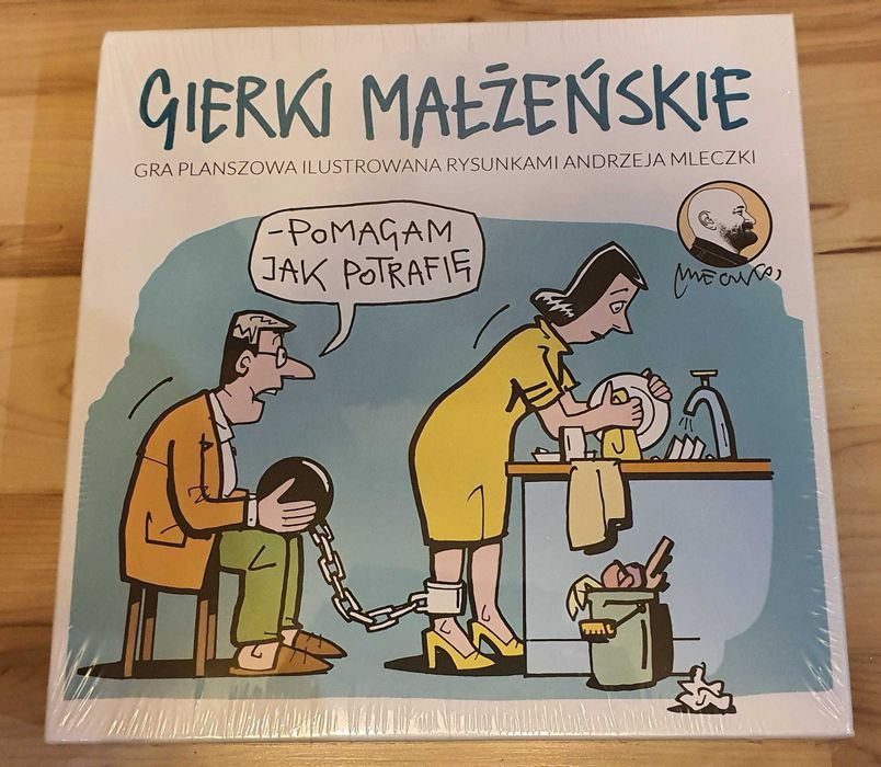 Gierki Małżeńskie – gra z ilustracjami Andrzeja Mleczki - zafoliowana