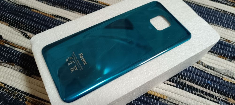 Tampa traseira verde para Xiaomi redmi note 9s