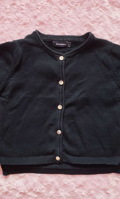 InExtenso Czarny sweterek dla dziewczynki r.98