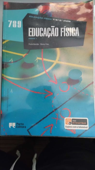 4 livros de educação física - coleção completa do 7 ao 9 ano