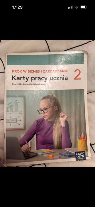 Krok w biznes i zarządzanie 2. Karty pracy ucznia – Nowa Era