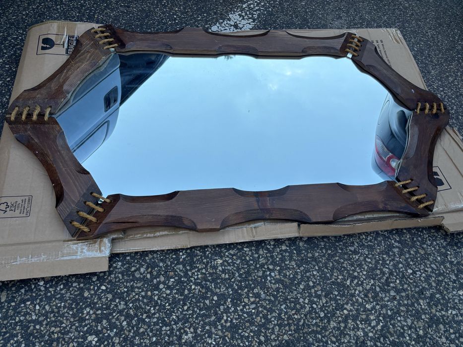 Lustro ręcznie robione Antyk