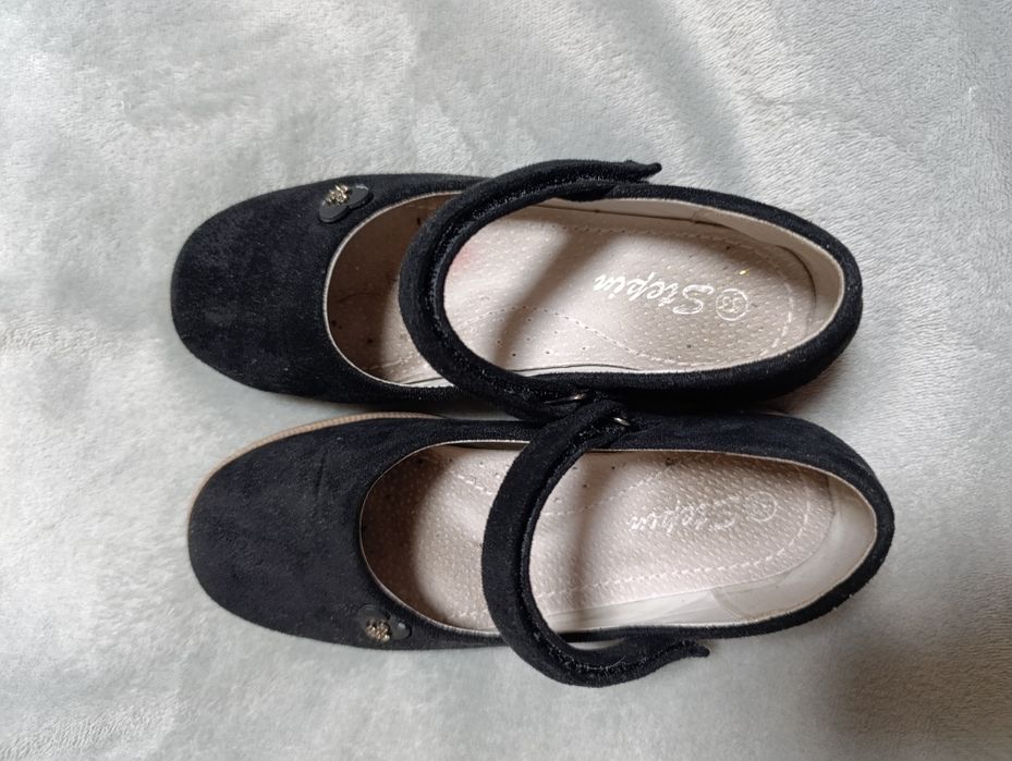 Туфлі замшеві, чорні 33