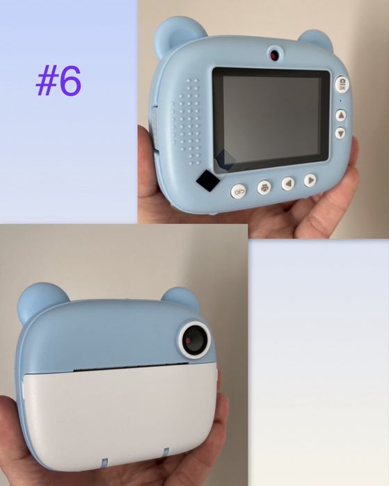 Дитячий фотоапарат з миттєвим друком принтер polaroid