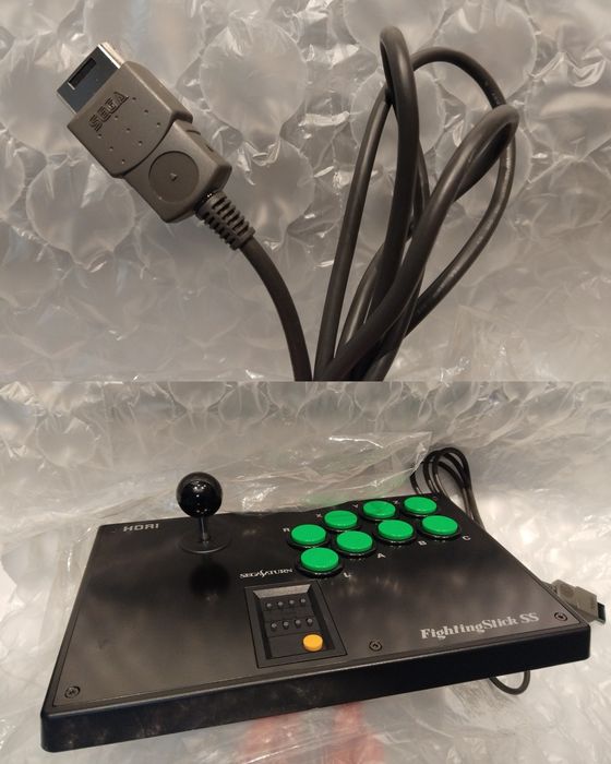 SEGA Saturn HORI Fighting Stick Arcade Comando
