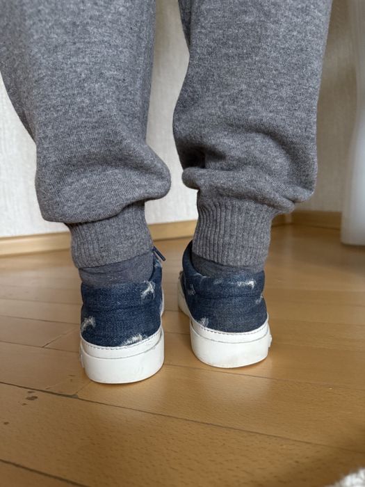 Кожаные Джинсовые кеды Miu Miu, размер 37,5!